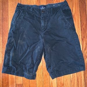American Eagle Men’s Longboard Black Khaki Shorts